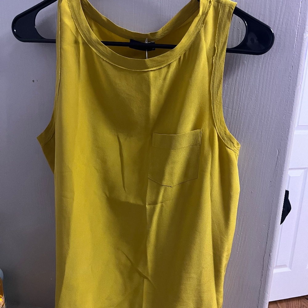 Joseph silk neckline top